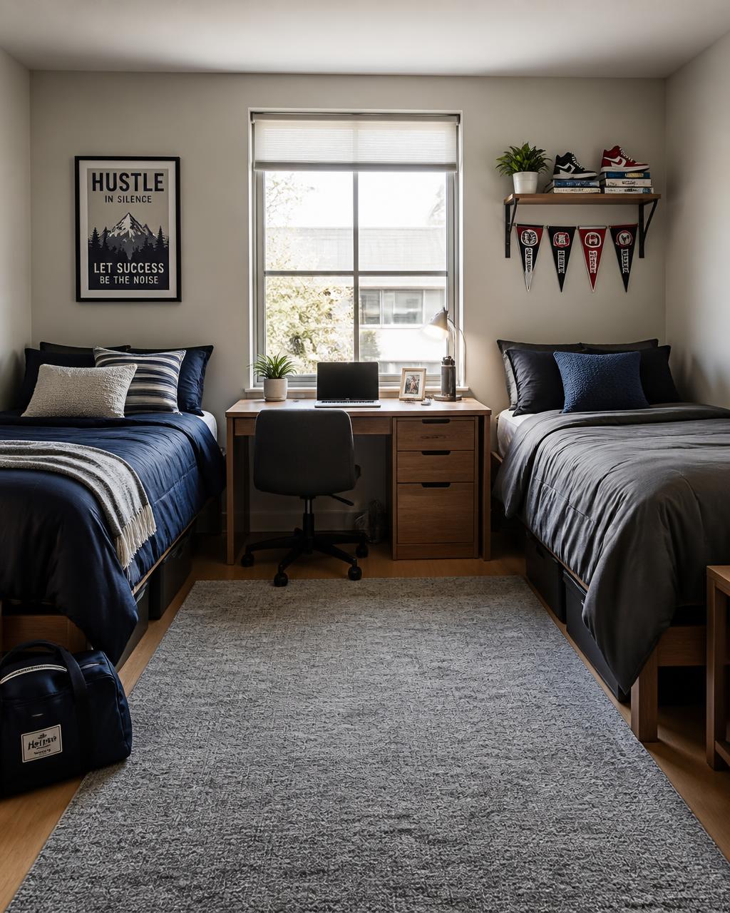 Dormie Life — room reveals — guys